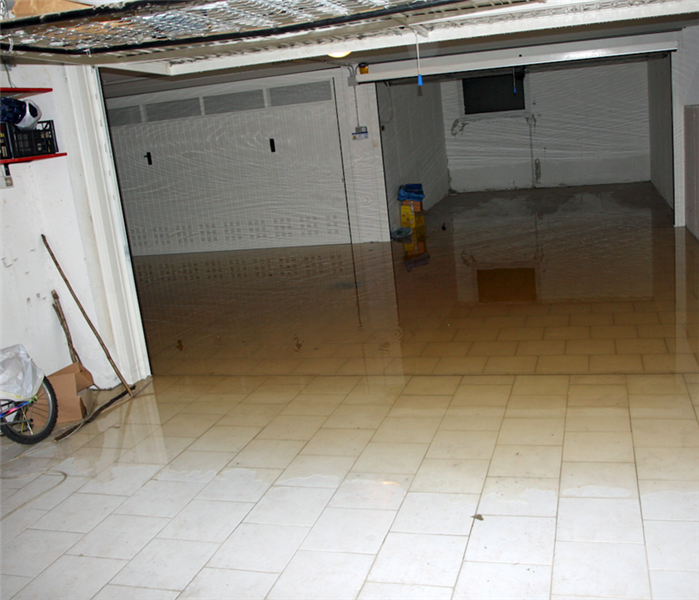 flooded garage